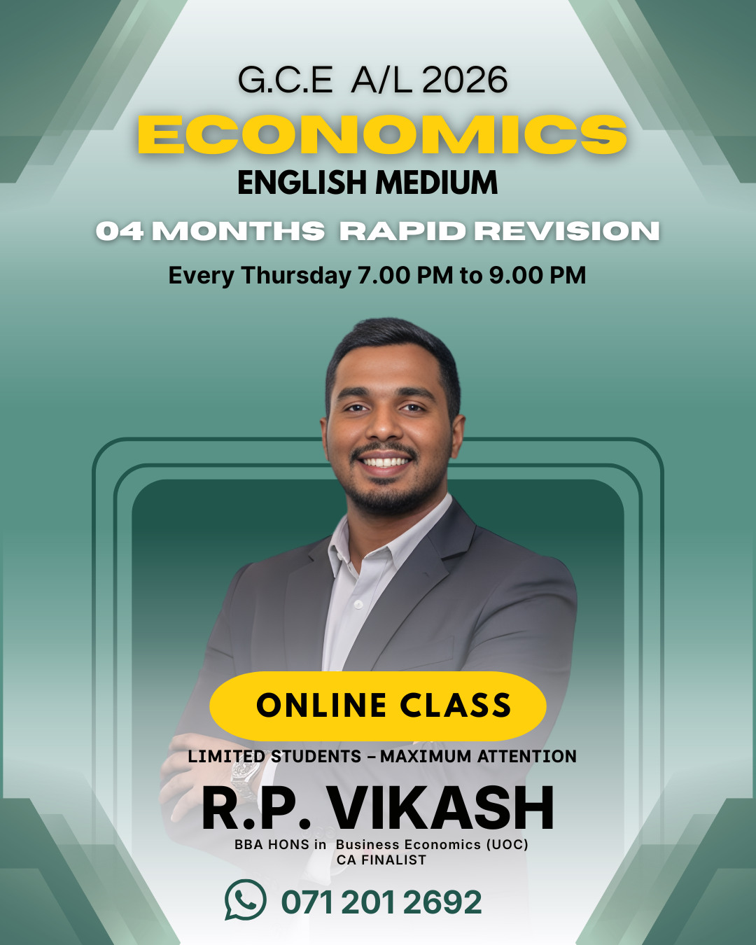2026 AL Economics Rapid Revision